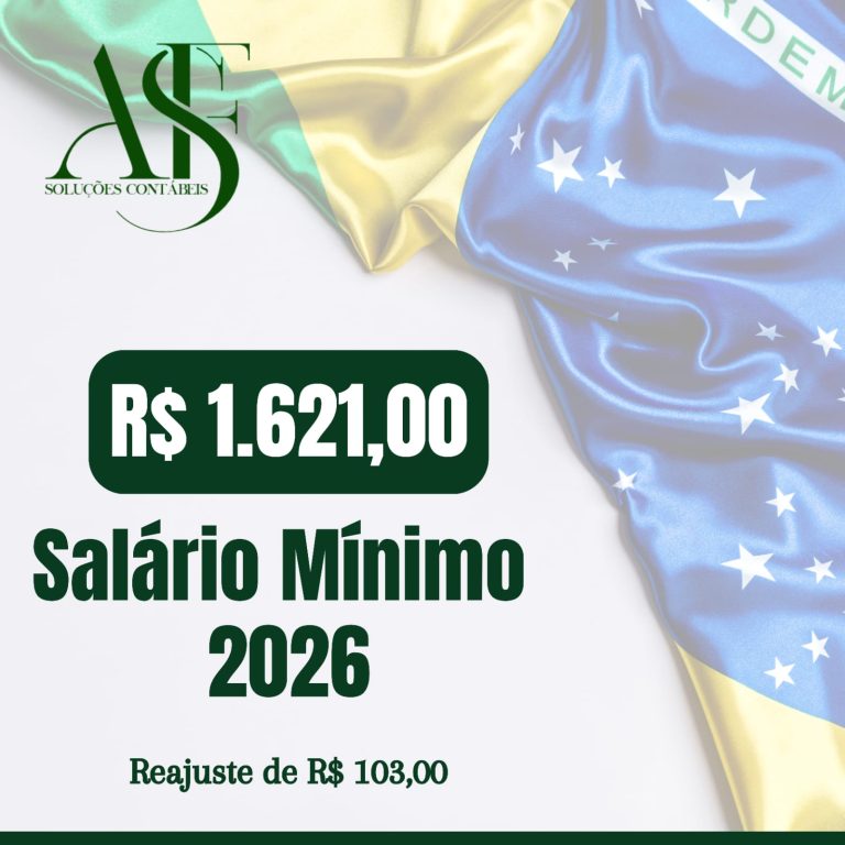 Salário Mínimo 2026: Governo confirma novo valor de R$ 1.621 — veja o que muda para trabalhadores e empresas